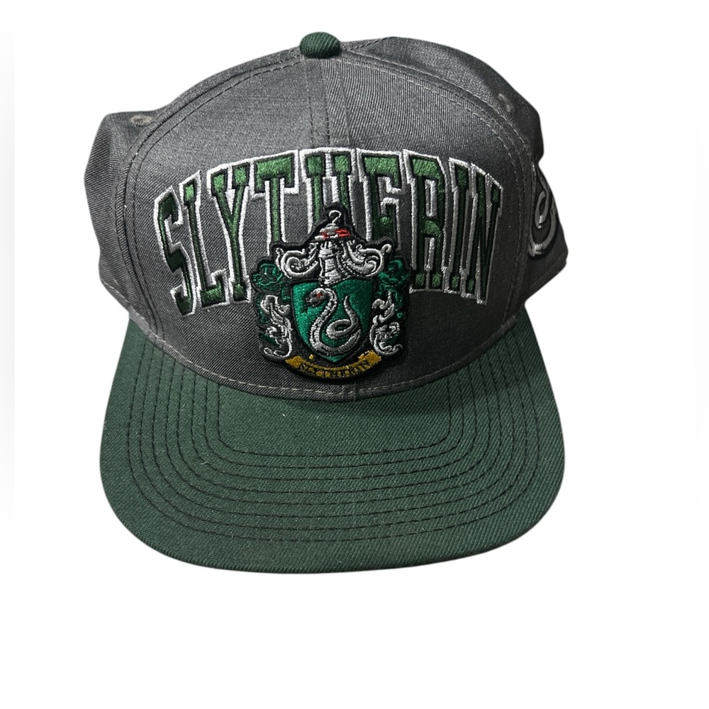 Harry Potter SLYTHERIN SnapBack adjustable cap hat Hogwarts Crest Snake